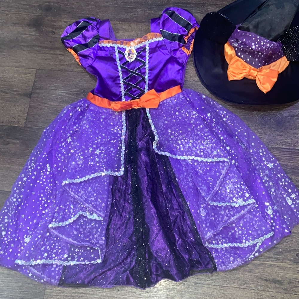 Original Disney  Minnie Mouse Witch Costume with Hat